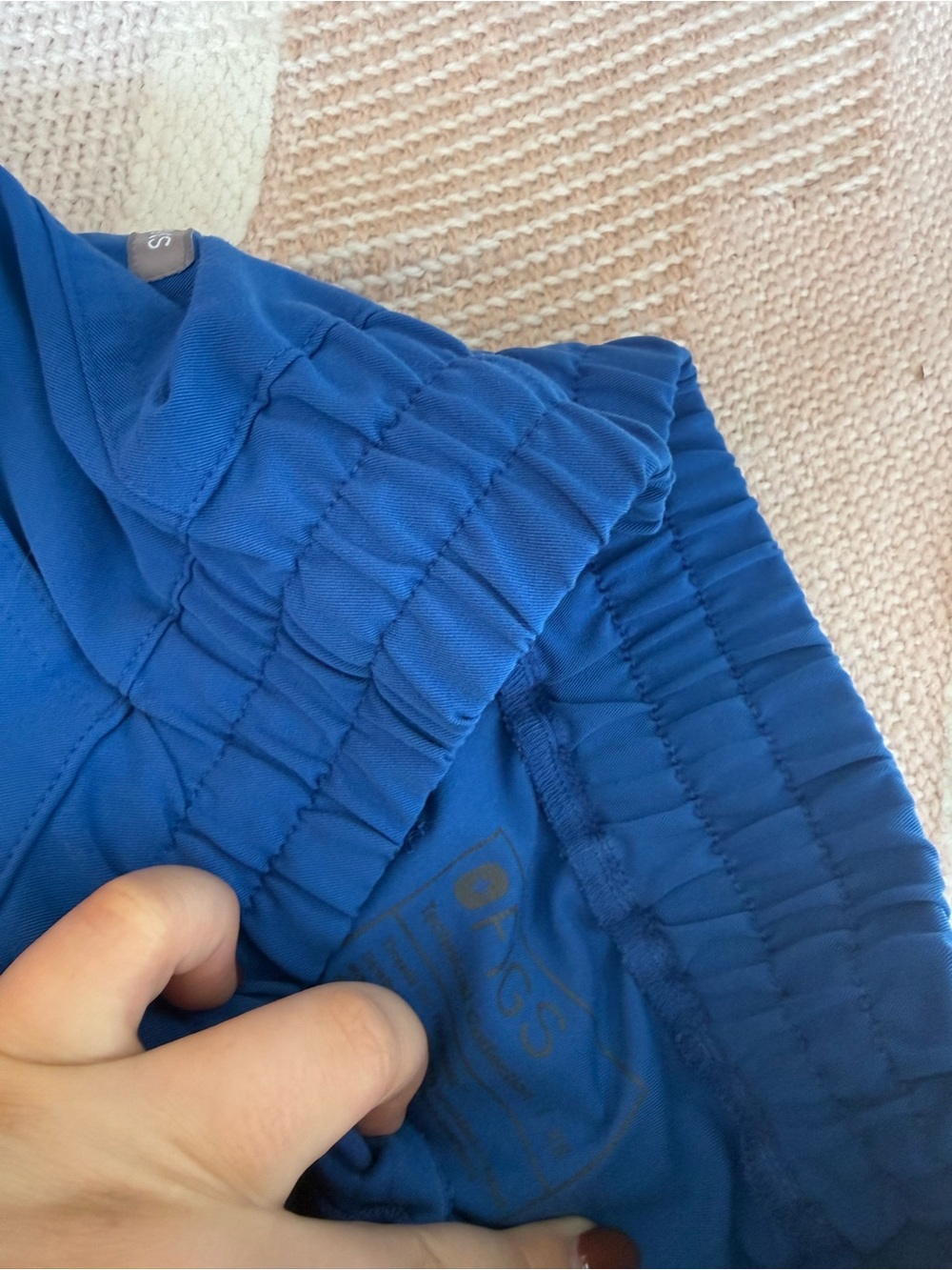 Figs Set - Royal Blue Women’s Pants & Top - Picture 4 of 4